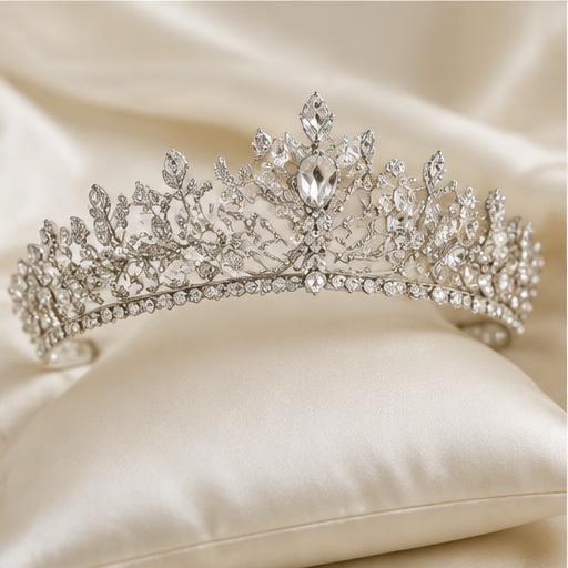 Crystal bridal tiara