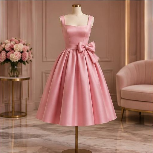 Pink sculptural birthday dress